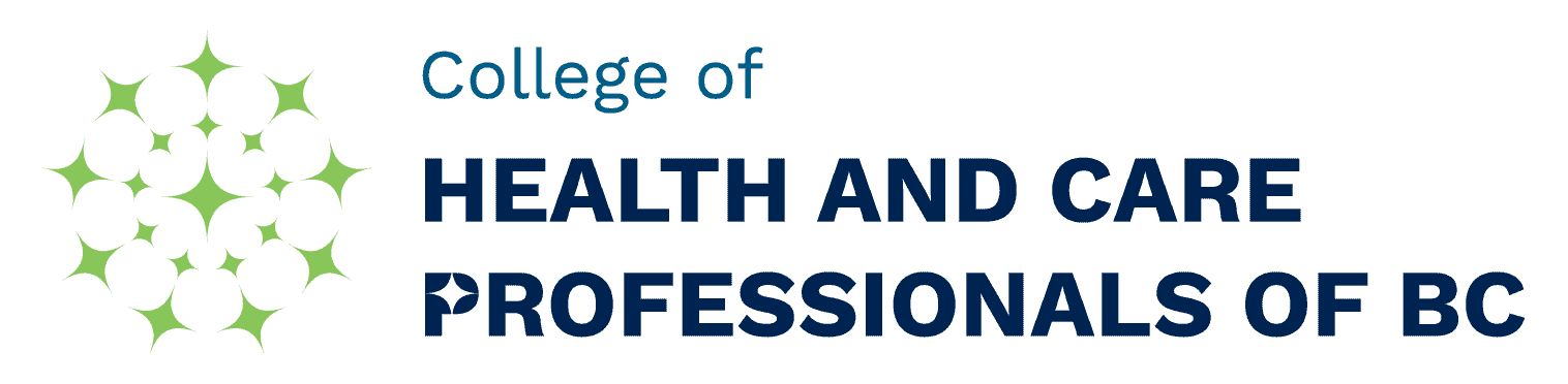 College of Health and Care Professionals of BC logo
