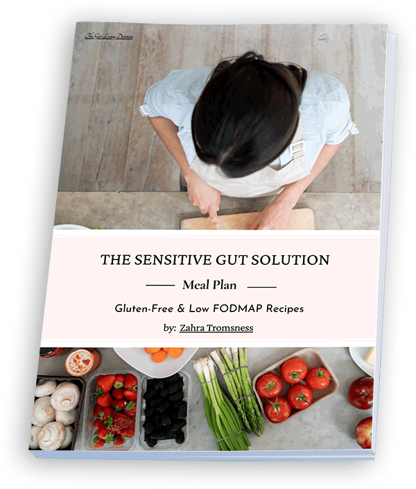 Cover of the free Sensitive Gut Solution guide for IBS relief